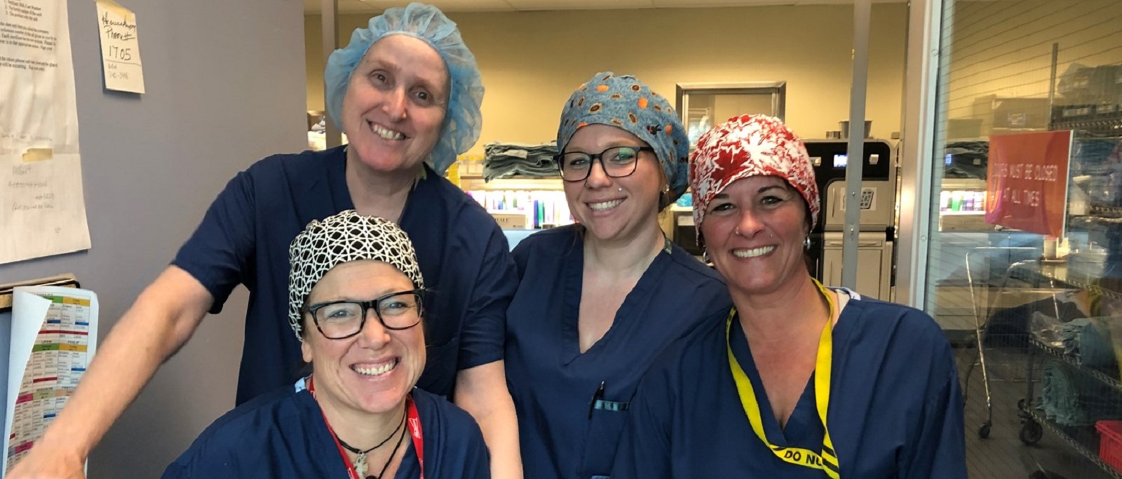 staff in scrubs