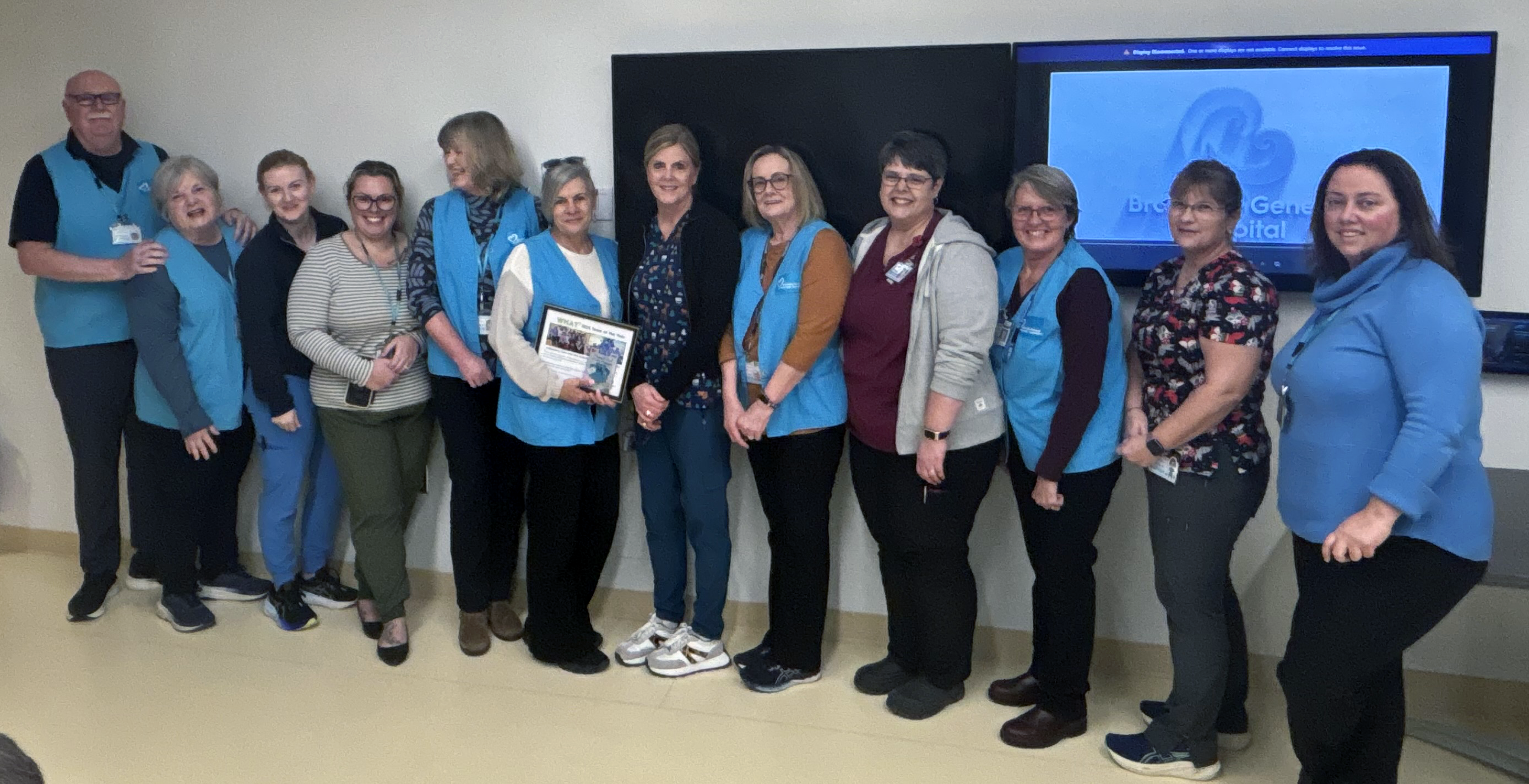 Ambulatory Care Unit (ACU) and ACU Volunteers named 2025 Team of the Year