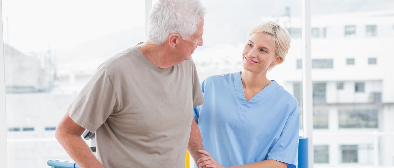 patient and staff